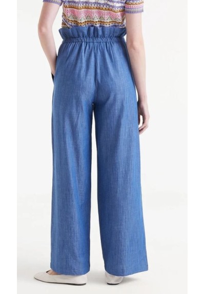 PANTALON PAPERBAG VAQUERO