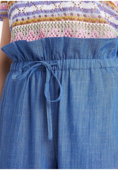 PANTALON PAPERBAG VAQUERO