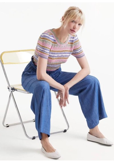 PANTALON PAPERBAG VAQUERO