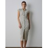 VESTIDO MIDI RAYAS