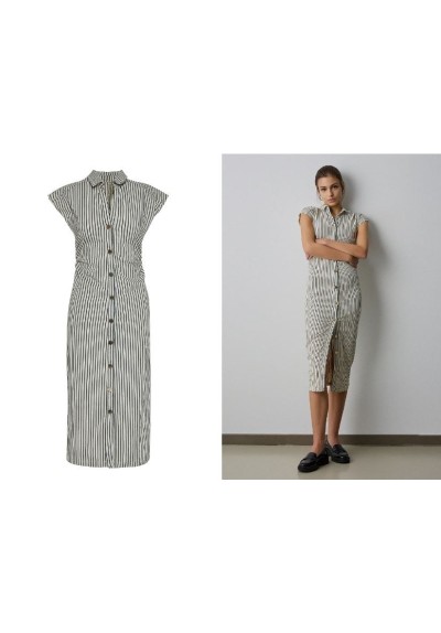 VESTIDO MIDI RAYAS