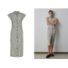 VESTIDO MIDI RAYAS