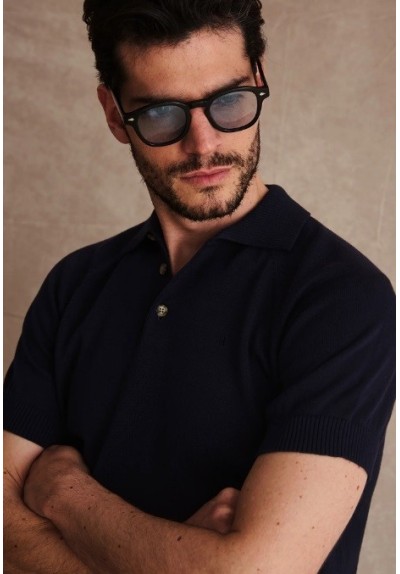 POLO BOTONES MARINO