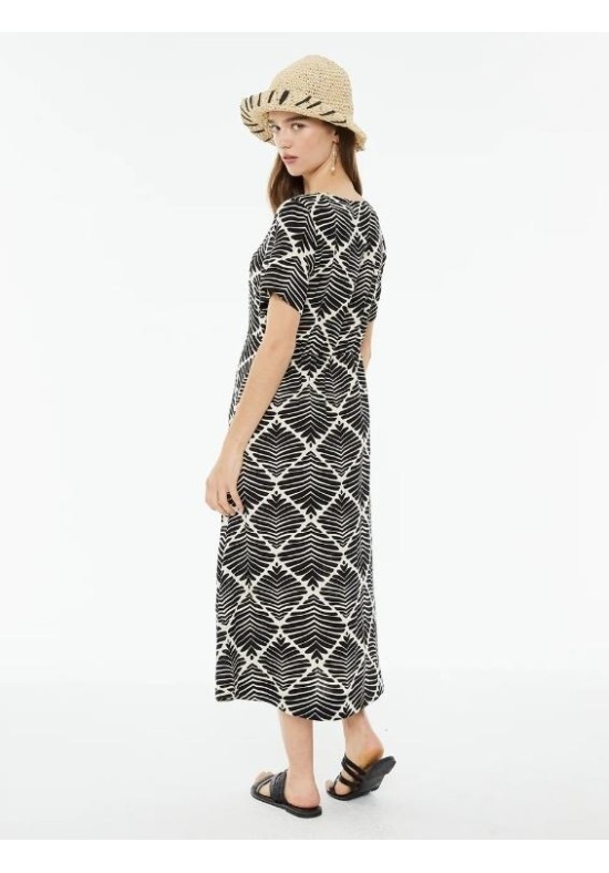 VESTIDO MIDI BICOLOR