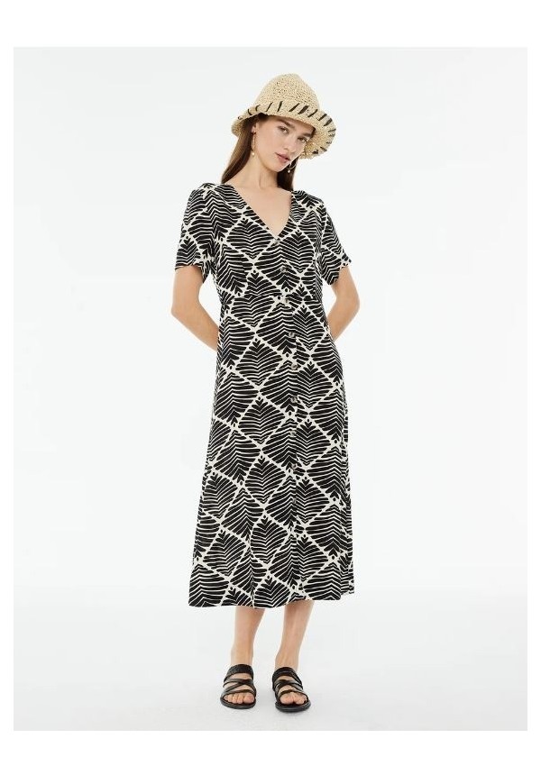 VESTIDO MIDI BICOLOR