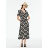 VESTIDO MIDI BICOLOR
