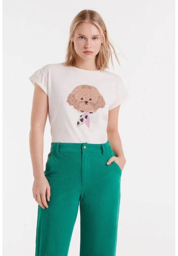 CAMISETA PRINT CANICHE