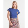 CAMISETA BORDADO FLORAL