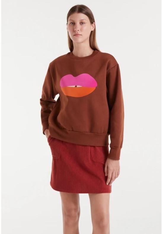 SUDADERA PRITN LABIOS