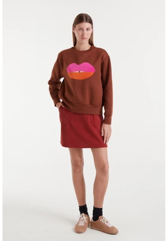 SUDADERA PRITN LABIOS