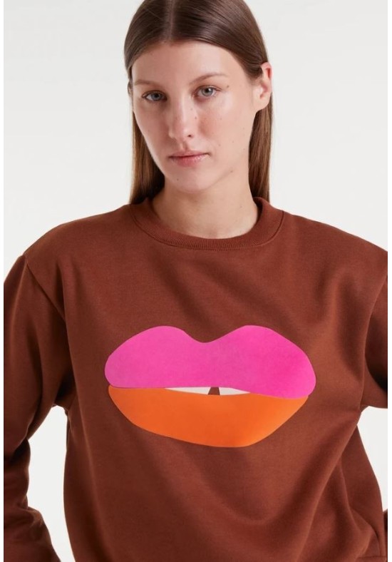 SUDADERA PRITN LABIOS