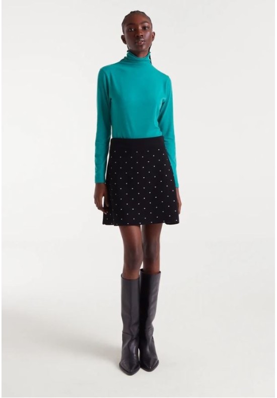FALDA MINI PRINT PUNTOS