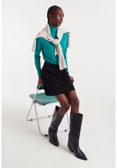 FALDA MINI PRINT PUNTOS