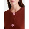 CARDIGAN EVASÉ MARRÓN