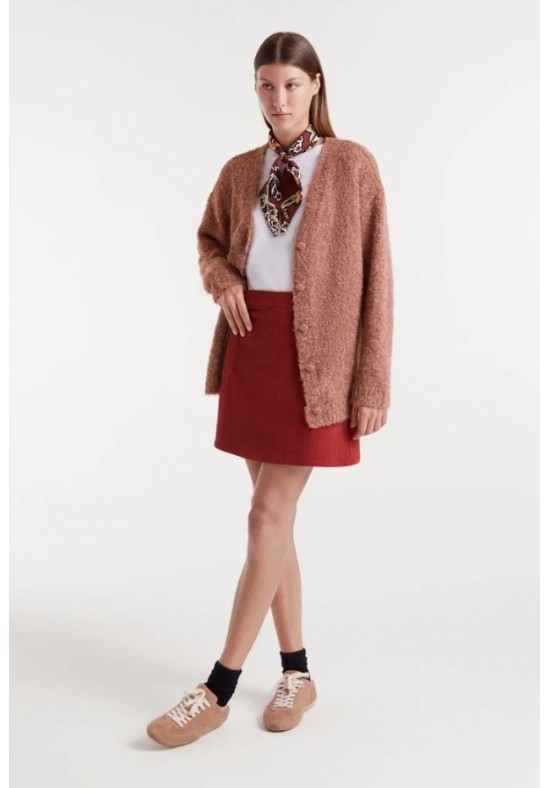 CHAQUETA CAMEL TEXTURA