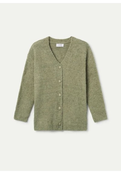 CHAQUETA VERDE TEXTURA