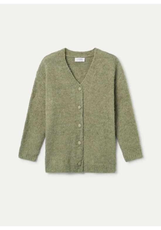 CHAQUETA VERDE TEXTURA
